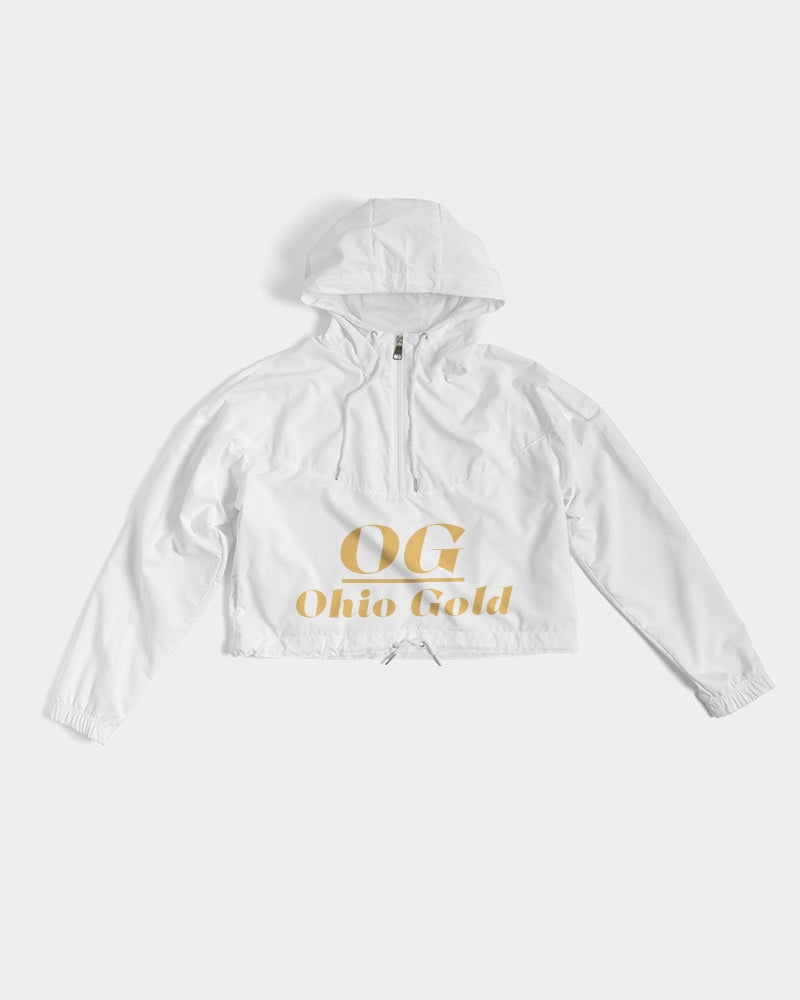 Ohiogold Women's Cropped Windbreaker