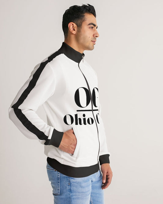 Ohio Gold  black Men's Stripe-Sleeve Track Jacket