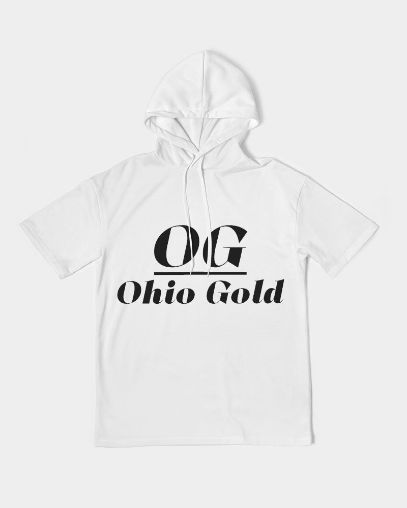 Ohio Gold  Men's Premium Heavyweight Short Sleeve Hoodie