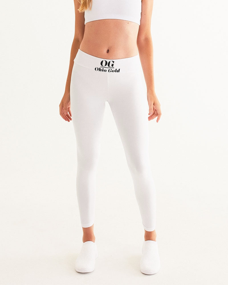 Ohio Gold  black Women's Yoga Pants